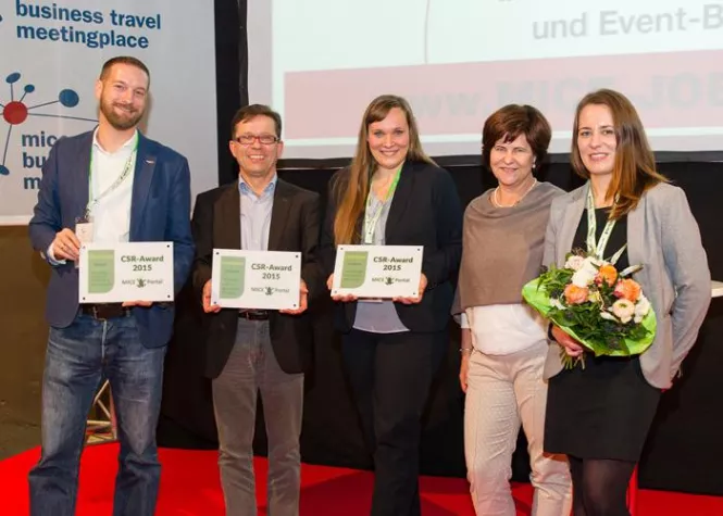 Bild: MICE Portal überreicht zum ersten Mal den CSR Award