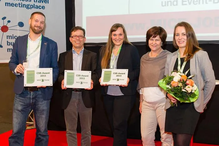 Bild: MICE Portal überreicht zum ersten Mal den CSR Award