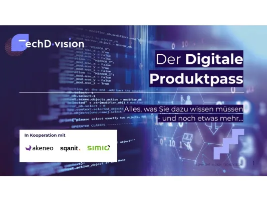 Webinar: Alles, was Sie über den digitalen Produktpass (DPP) der EU wissen sollten Bild: Webinar: Alles, was Sie über den digitalen Produktpass (DPP) der EU wissen sollten
