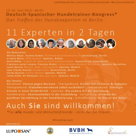 Bild: 1. Internationaler Hunde-Experten-Kongress in Berlin