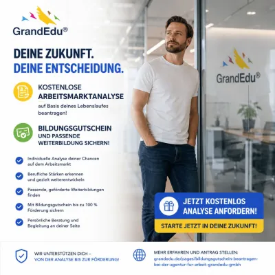 Bild: Kostenlose Arbeitsmarktanalyse auf Basis des Lebenslaufs: GrandEdu zeigt, welche Weiterbildung wirklich passt