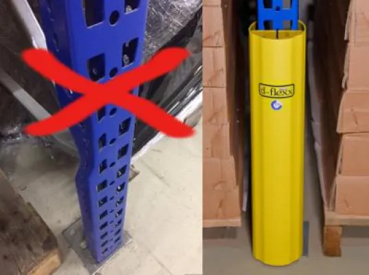 Bild: Regalanfahrschutz – Muss das denn sein?