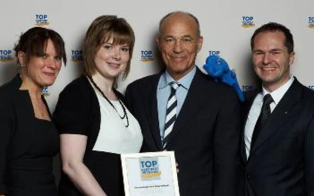 Empfingen den „TOP AKUSTIKER“ von Heiner Lauterbach – Uli Schmitz und sein Team (Foto: BGW Institut)