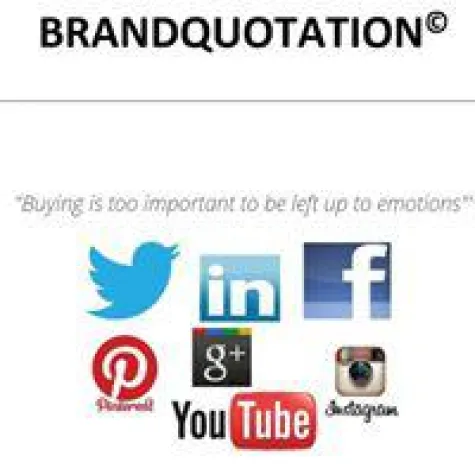 Bild: BRANDQUOTATION.COM - Buying is too important to be left up too emotions!