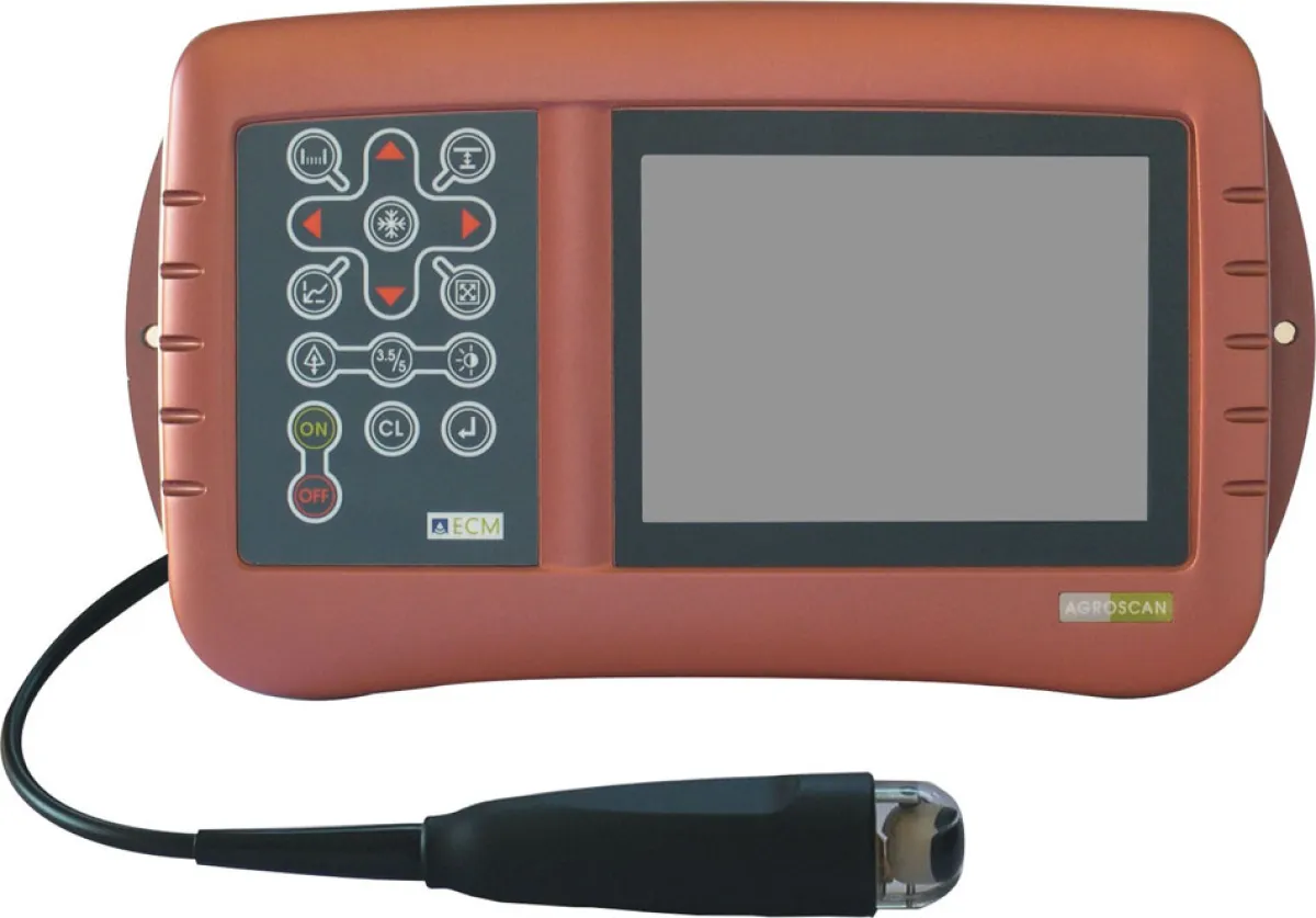 Der AGROSCAN A 14 ist die tragbare und kompakte Variante der Ultraschallgeräte von ECM zur Untersuchung von Rindern