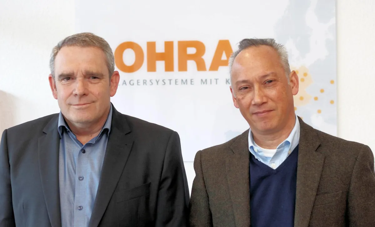 Thomas Jerschkewitz, Verkaufsleiter Deutschland, und Raymond Wolsey, Verkaufsleiter Export (v. l.).