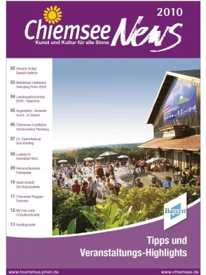 Bild: Veranstaltungskalender „Chiemsee News 2010“ veröffentlicht - Kunst, Kultur und Klassik am „Bayerischen Meer“