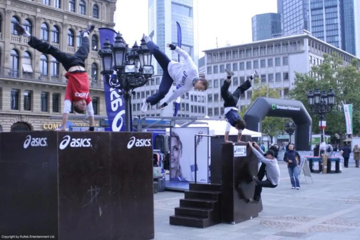 Asics Parcouring Tour in Frankfurt