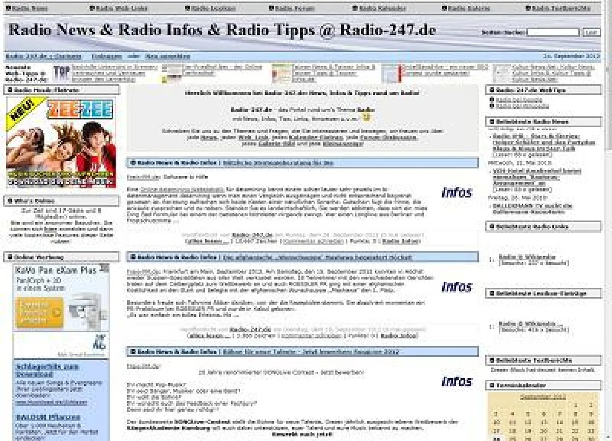 Screenshot Radio-247.de