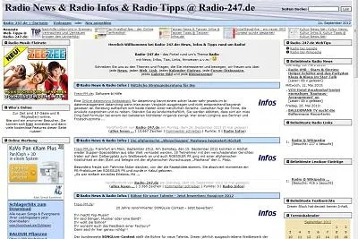 Bild: Erfolgreicher Relaunch vom Radio Portal Radio-247.de