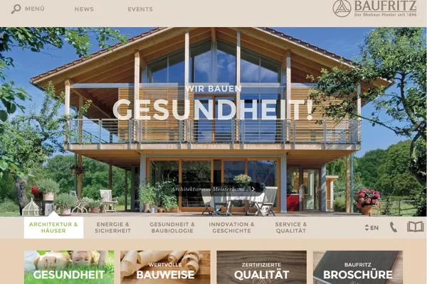 Bild: Baufritz launcht Homepage