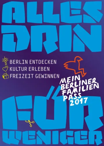Bild: Familienfreundliche Preisvorteile und Verlosungen – der neue Berliner FamilienPass 2017 ist da