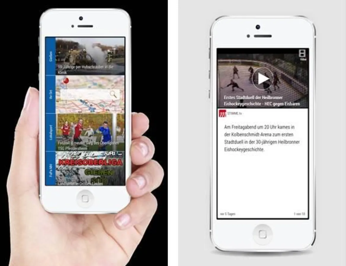 App Gießener Anzeiger / Heilbronner Stimme