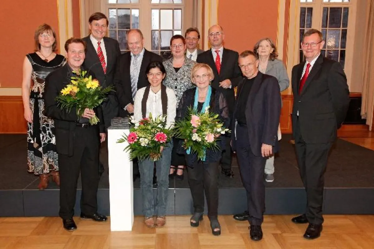 Die Gewinner im Kreis der Jury