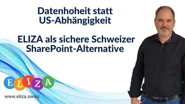 Bild: Datenhoheit statt US-Abhängigkeit: ELIZA als sichere Schweizer QM-Alternative.