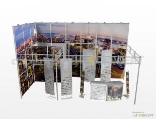 Bild: Individuelle Messestandkonzepte mit Messesystemen