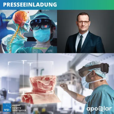 Bild: PRESSEEINLADUNG: Jens Spahn und Thomas Kufen besuchen die Pioniere der Holomedizin