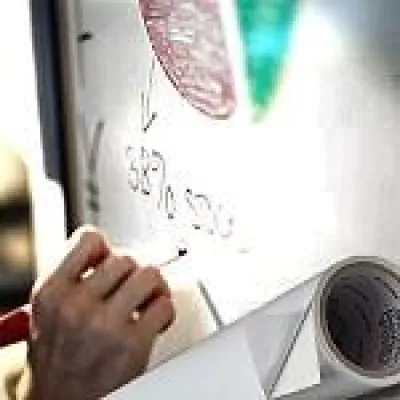 Bild: IFOHA-Whiteboardfolie zur individuellen Gestaltung von Präsentationsflächen