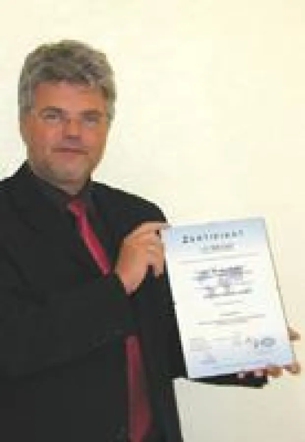 Freut sich über die Rezertifizierung der GRT Wuttke GmbH: Geschäftsführer Lothar Wuttke.