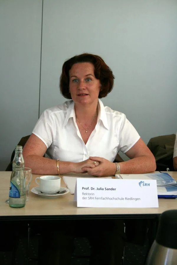 Prof. Dr. Julia Sander, Rektorin der SRH Fernfachhochschule Riedlingen