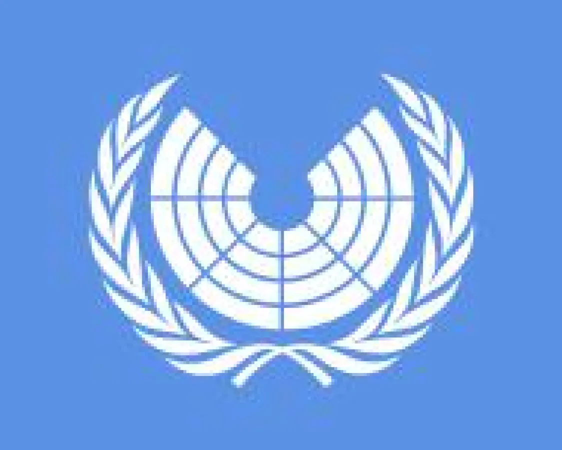 Für ein Weltparlament vorgeschlagenes UNO-Emblem