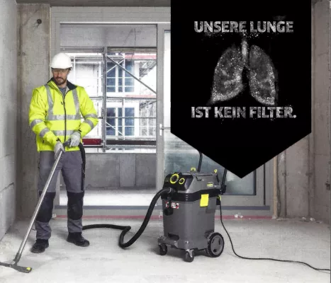 Bild: Kaercher Store PflueMa Reutlingen: Feinstaub Gesundheitsaktion fuer das Handwerk