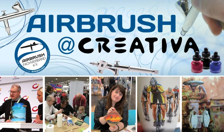 Bild: Airbrush @ CREATIVA: Kunst rund um die Spritzpistole in Dortmund