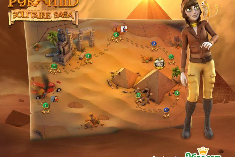 Bild: King.com startet Facebook-Spiel Pyramid Solitaire Saga
