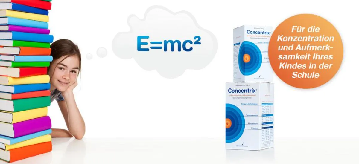 Concentrix Nahrungsergänzungsmittel für Konzentration und Aufmerksamkeit