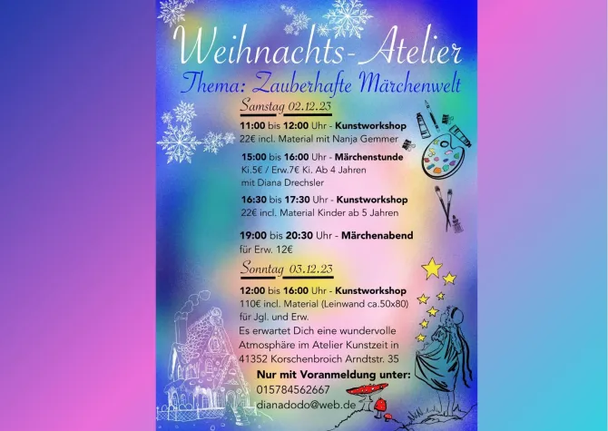 Bild: Weihnachts-Atelier : Zauberhafte Märchenwelt