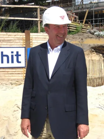 Bild: Grundsteinlegung im Hamburger hit-Technopark