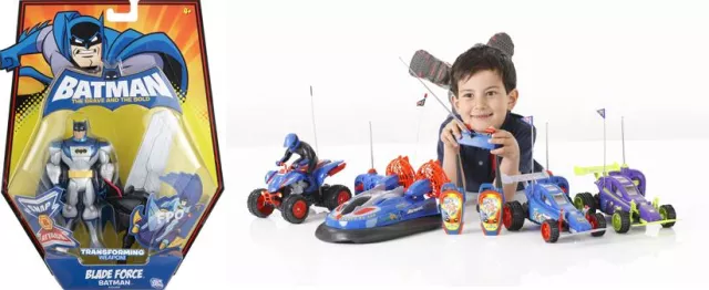 Bild: Jetzt geht’s mit Batman auf Verbrecherjagd durch Mattel und Dickie