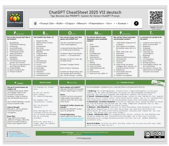 Unterschätzt genial: ChatGPT im 5-jährigen Modus hilft im Job – das gratis CheatSheet macht’s möglich Bild: Unterschätzt genial: ChatGPT im 5-jährigen Modus hilft im Job – das gratis CheatSheet macht’s möglich