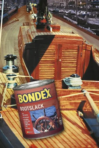 Bild: Neuer Bondex Bootslack für Holzschutz gegen Sonne und Wasser