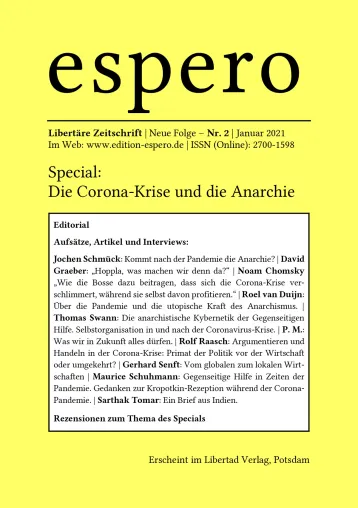 espero-Special: Die Corona-Krise und die Anarchie Bild: espero-Special: Die Corona-Krise und die Anarchie