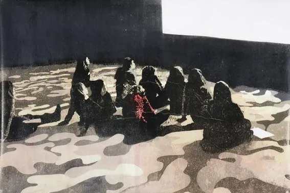 Bild: Die Galerie Borssenanger zeigt ab dem 17.11.12 Holzschnitte von Uta Zaumseil