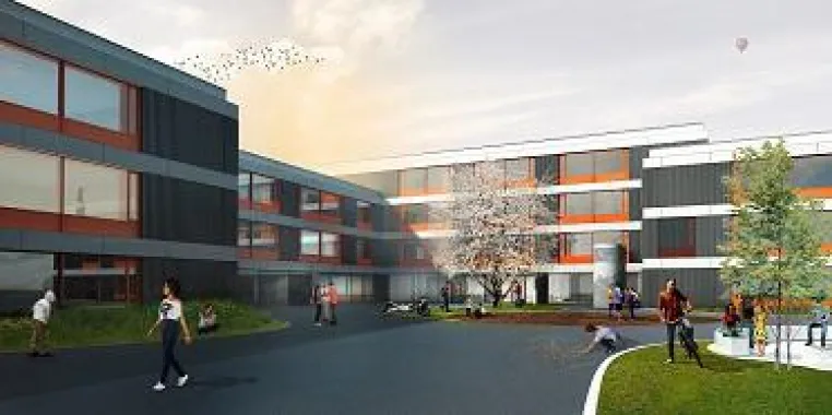 Bild: Richtfest in Unterschleißheim – HITZLER INGENIEURE steuert Schulneubau
