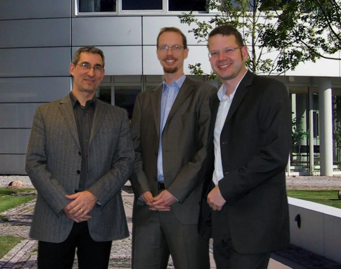 Die Geschäftsführung der Bader&Jene Ingenieurbüro, Kiel: Norbert Obier, Andreas Jene, Thomas Bader