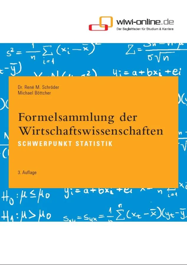 Die neue Statistik-Formelsammlung ist da