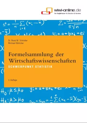 Bild: Neu in 3. Auflage: Die Formelsammlung Statistik zum Download