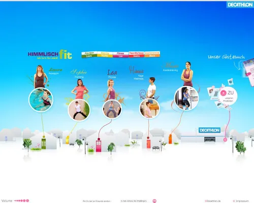 Bild: Himmlisch fit – Ich tu’s für mich: Mit Decathlon zur typgerechten Fitness mit himmlischem Sympathiefaktor.