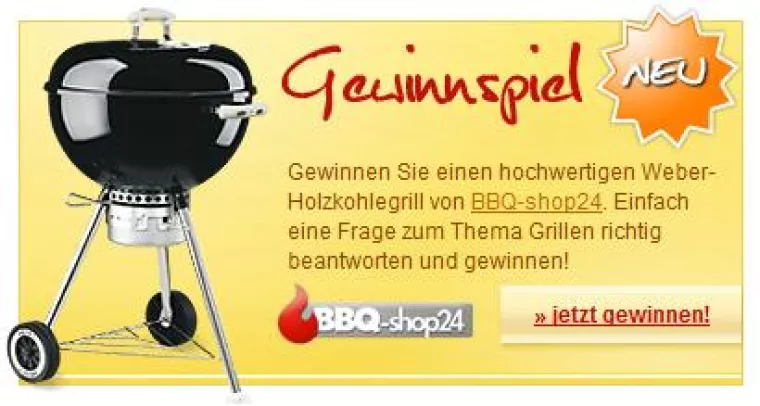 Bild: Nudelsalat-Rezept.de verlost Premium Holzkohlegrill von Weber