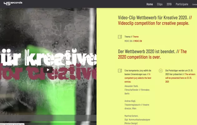 Bild: GewinnerInnen des Wettbewerbs der Videoplattform 45seconds 2020