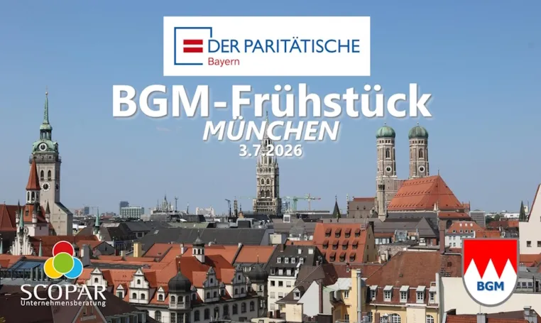 Bild: Gesundes Führen und Netzwerken: SCOPAR lädt zum BGM-Frühstück nach München ein