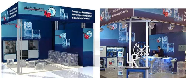 Bild: Alles auf Eis, bitte - mmh konzipiert Messestand für L&R Kältetechnik auf der „Fakuma“