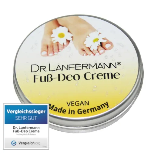Dr. Lanfermann® Fuß-Deo Creme wurde Testsieger Bild: Dr. Lanfermann® Fuß-Deo Creme wurde Testsieger