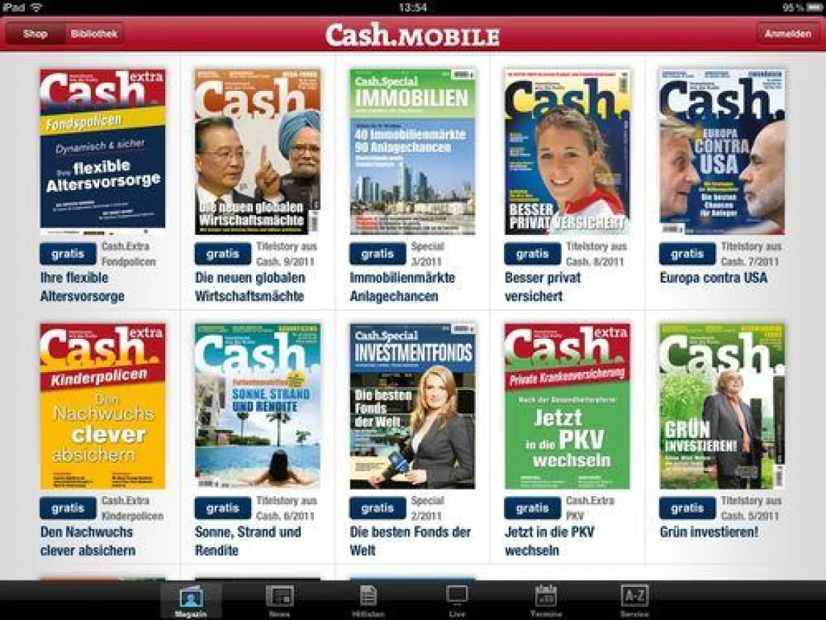 Cash.Mobile iPad App