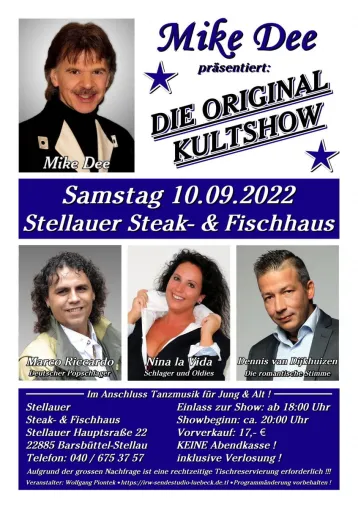 Bild: Mike Dee und seine Original Kultshow sind wieder da 