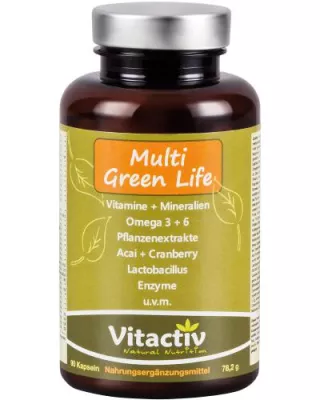 Bild: Multi Green Life Nahrungsergänzung - Neu bei FeelGood-Shop