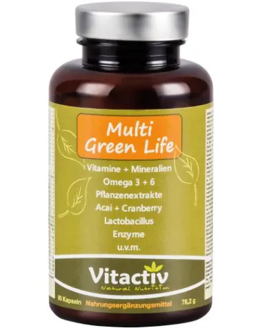 Bild: Multi Green Life Nahrungsergänzung - Neu bei FeelGood-Shop